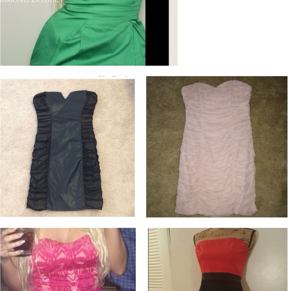 Bundle of Strapless Dress 5 dresses
